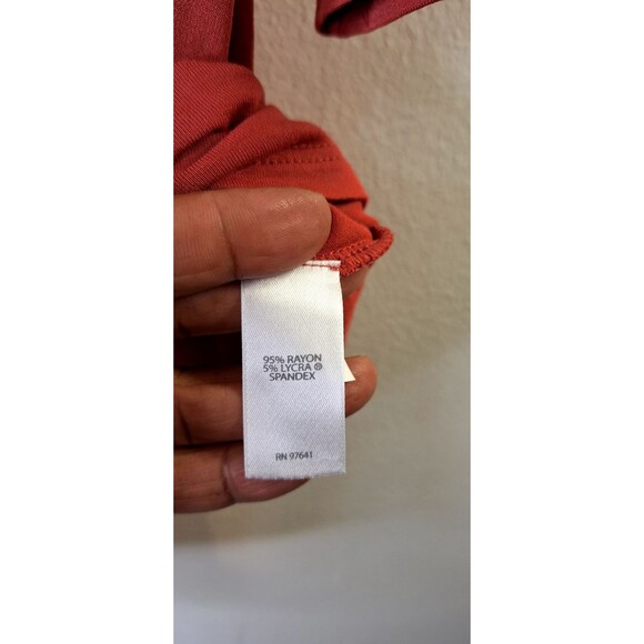 J JILL WEAREVER COLLECTION Wrap Front Baby Doll Top Women's Sz L Petite Bohemian - Picture 4 of 9